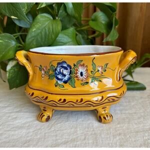 Rare Vintage H D Hand Painted Made in France